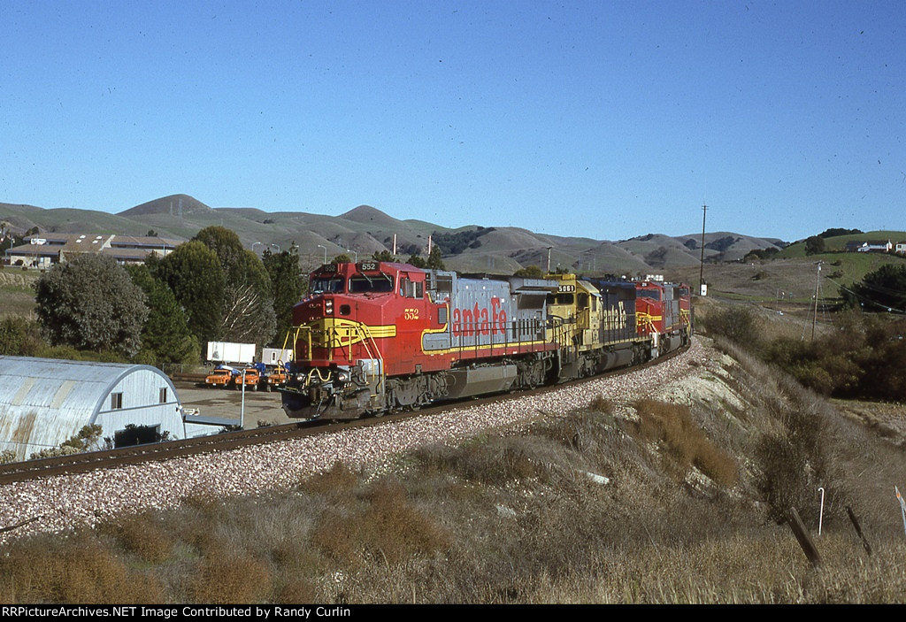 ATSF 552 near Collier